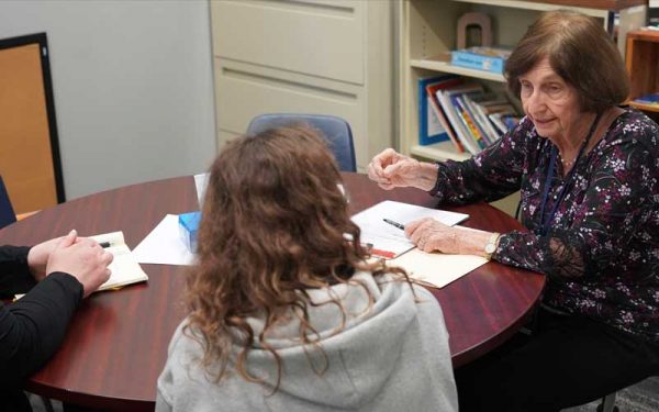 dr. sylvia rimm counseling a student