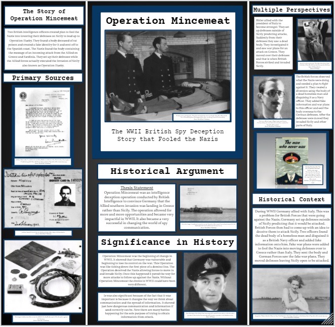 national history day operation mincemeat