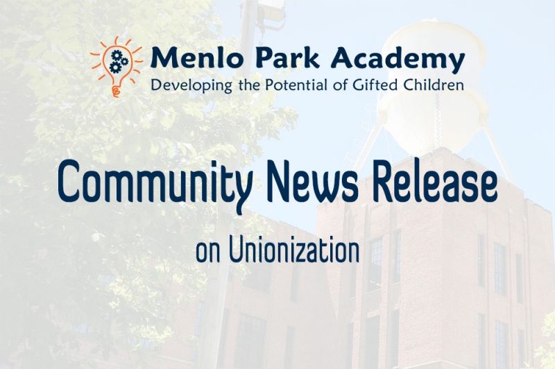 community news release on unionization hero